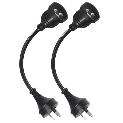 SAA 인증 AU 3핀 수-암 전원 연장 코드