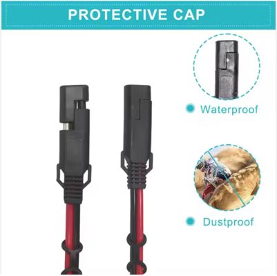 태양 전지 패널 및 배터리 충전기에 대한 SAE 1~3 전력 분할 케이블