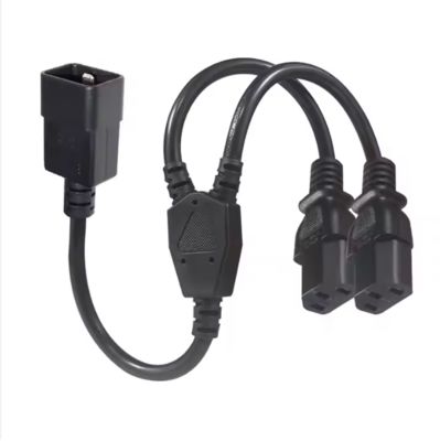 데이터 센터용 C20에서 C13 전력 분할 케이블 250V 15A