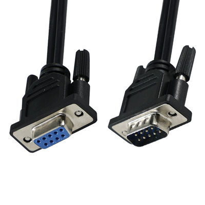 DB9 남성에서 여성 확장 케이블 9 핀 RS232 데이터 통신 PLC CNC 기계