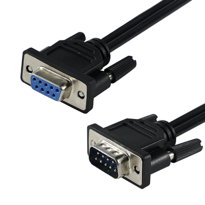 DB9 CNC PLC를 위한 RS232 시리즈 연장 케이블