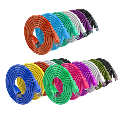 10ft Cat6 UTP LAN 케이블 24AWG Bare Copper RJ45 커넥터