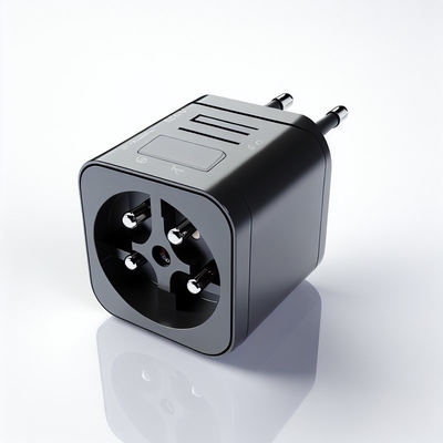 유럽 3면 전원 플러그 어댑터 250V 10A 3개의 AC 소재
