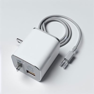 듀얼 USB-C 및 USB-A를 갖춘 100W GaN 벽 충전기 (US 플러그)