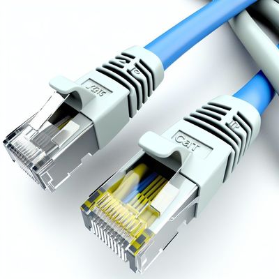 CAT6 스냅리스 부팅이 있는 평면 FTP 보호 이더넷 케이블