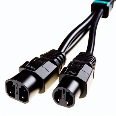 데이터 센터용 C20에서 C13 전력 분할 케이블 250V 15A