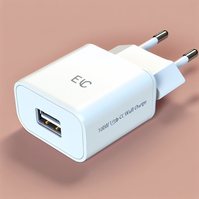 노트북 및 모바일 기기용 100W EU USB-C 벽 충전기