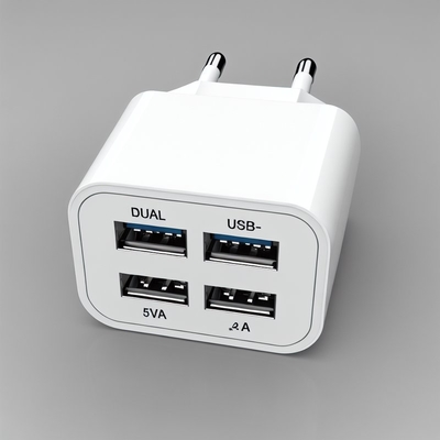 SA 플러그 듀얼 USB-A 벽 충전기 5V 2.4A 모바일 장치
