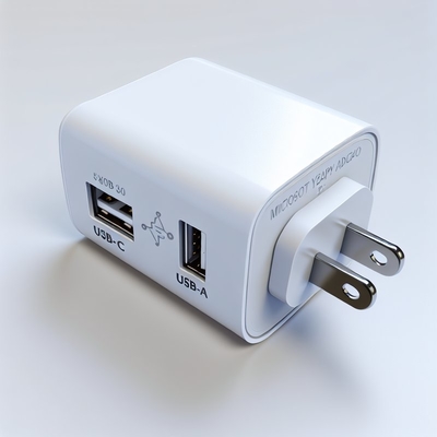 SA 플러그 USB 충전기 (USB-C 및 USB-A 포트 포함) 5V 3.4A