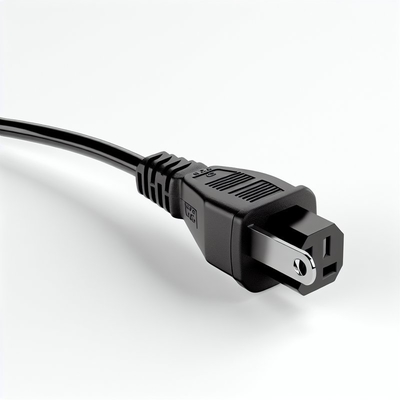 NEMA 5-15 to IEC C15 AC 전원 코드 16AWG-18AWG (컴퓨터용)