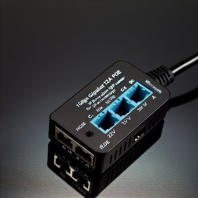 12V 기가비트 PoE 스플리터 어댑터 IP 카메라 IEEE 802.3af/at