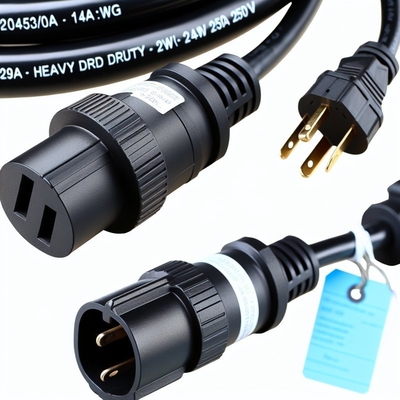 C19에서 C20 전원 케이블 20A 중량 250V 0.8M PVC 케이블