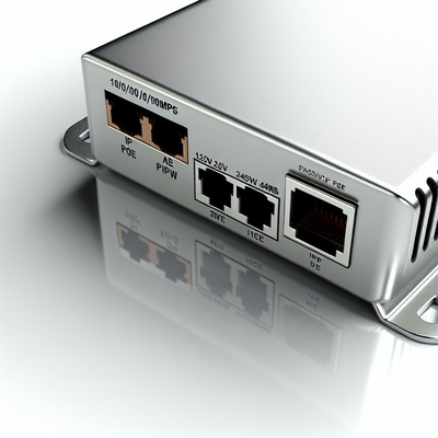 12V 24V 48V IP 카메라용 수동 POE 인젝터 10/100/1000Mbps