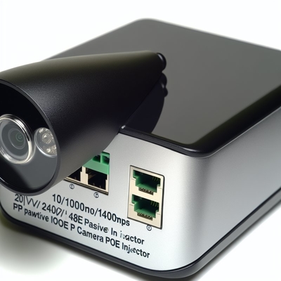 12V 24V 48V IP 카메라용 수동 POE 인젝터 10/100/1000Mbps