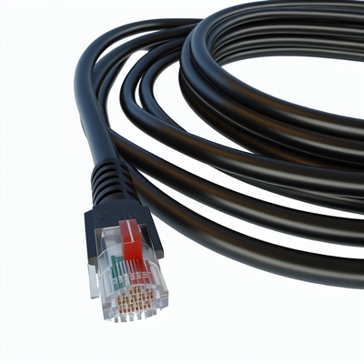 25피트 블랙 RJ11 전화 케이블 4P4C 4P2C 연장 코드