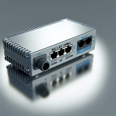 802.3af 12V POE 스플리터 DC 잭 USB-C 100Mbps