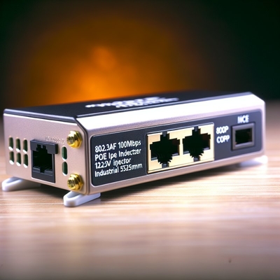 802.3af 12V POE 스플리터 DC 잭 USB-C 100Mbps