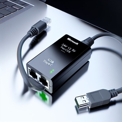 48V to 24V 12V 5V POE 분배기, RJ45 커넥터 1Gbps