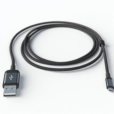 6ft 나일론 엮은 마이크로 USB 케이블 빠른 충전 데이터 전송