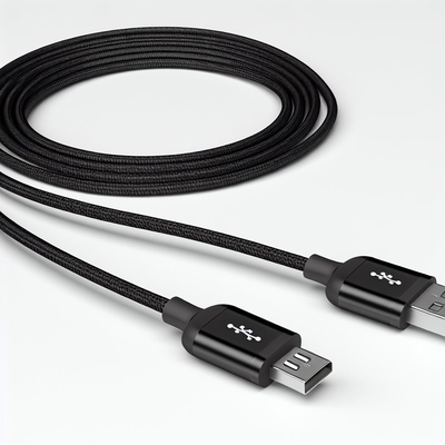 6ft 나일론 엮은 마이크로 USB 케이블 빠른 충전 데이터 전송