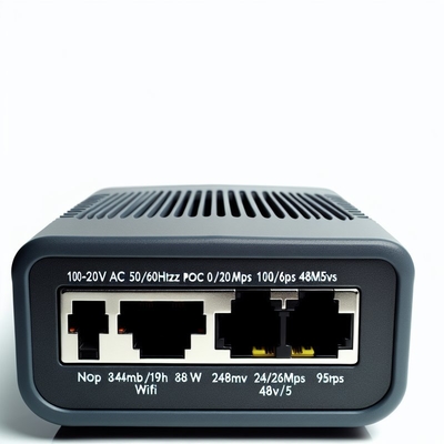 48V ~ 24V 12V 5V POE 스플리터 10/100Mbps WiFi 라우터