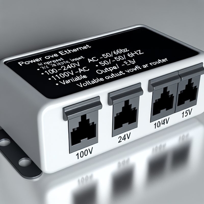 48V ~ 24V 12V 5V POE 스플리터 10/100Mbps WiFi 라우터