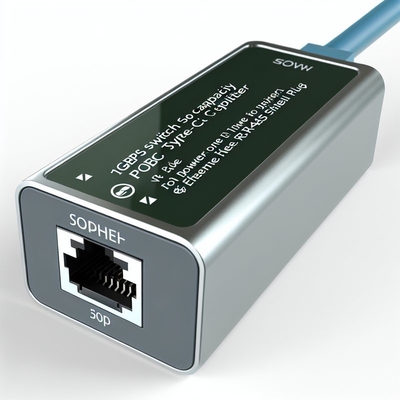 48V to 24V 12V 5V POE 스플리터, 1Gbps 스위치 용량