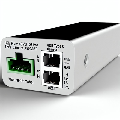 48V에서 12V POE 스플리터 IEEE802.3af RJ45 및 DC 케이블