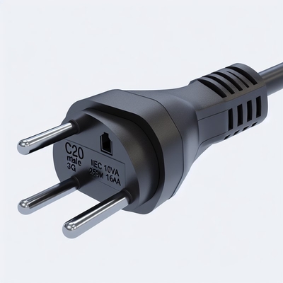C20에서 IEC C19 전원 전선 250V 10A H05VV-F 3G