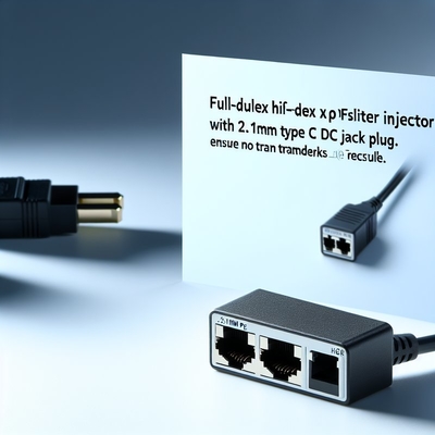 48V ~ 24V 12V 5V POE 스플리터 2.1MM 5.5MM C형 DC 잭