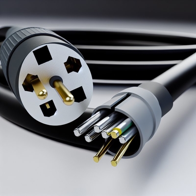 NEMA 5-15P에서 5-15R 전원 전선 0.5m SJT 16AWG 125V 15A