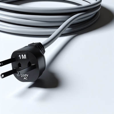 영국 3핀 연장 코드 1M 13A 250V AC 전원 케이블