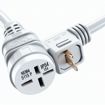 GFCI NEMA 5-15P to 5-15R 방수 연장 코드 IP53