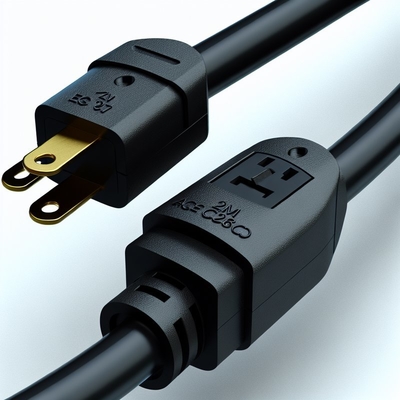 0.8M C7에서 C8 전원 코드 18AWG PVC 재킷 ROHS 인증