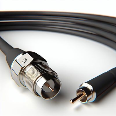 MCX 수컷-MCX 수컷 직각 동축 케이블 50옴 RG316