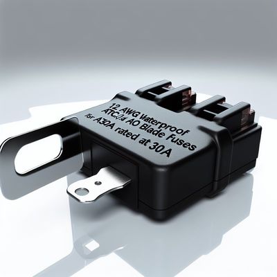 12 AWG ATC/ATO 블레이드 퓨즈 30A를 위한 방수성 직렬 피지 홀더