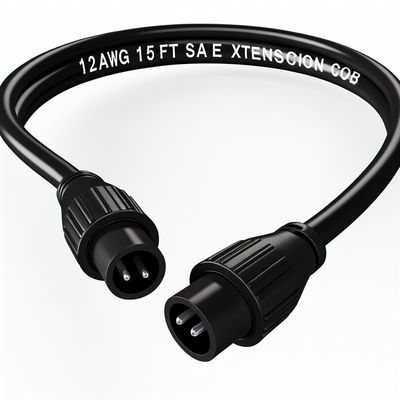 12AWG 15FT SAE 연장 코드 (자동차 및 태양광용)