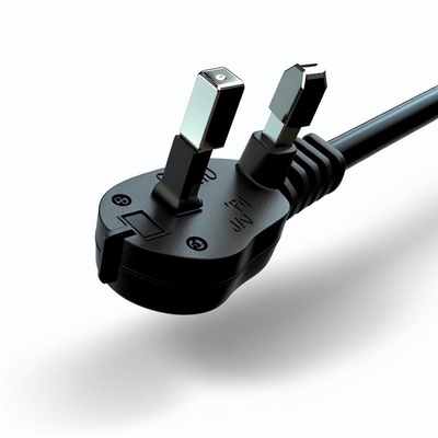 UK 3-Pin to C7 Power Cord 1.8m with 13A Fuse Black