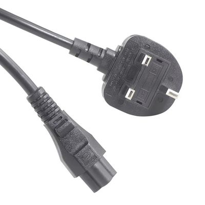 UK BS 1363 to IEC C5 노트북 어댑터용 전원 코드 250V 2.5A