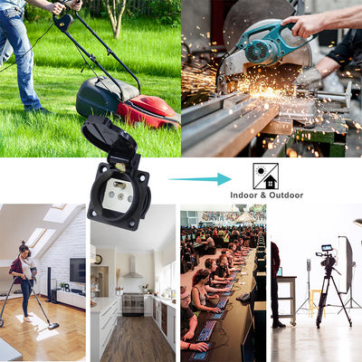 유럽 표준 3핀 220V 산업용 전원 플러그 10A