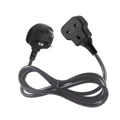 영국 융합 전력 연장 납 13A 250V 남성에서 여성