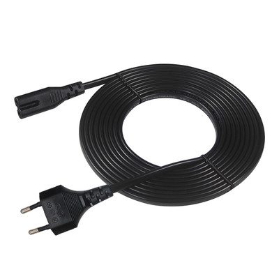 EU 2핀 to C7 전원 코드 2.5A 250V (전자 제품용)