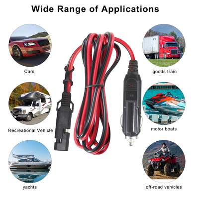 12V SAE 가 15A 피지와 자동차 담배 라이터 케이블