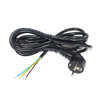 EU Schuko CEE 7/7에서 틴 스트립 전력 케이블 H05VV-F 3G1.0mm2