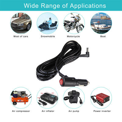 12V 자동차 전원 공급 장치 확장기 다중 소켓 스플리터 어댑터 담배 연화기용 DC 확장 케이블 GPS 대시 캠