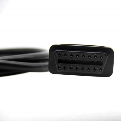 12V 자동차 담배 라이터 플러그 OBD2 커넥터 진단 전력 케이블 자동차 스캐너 코드 리더 ECU를 위한 피지