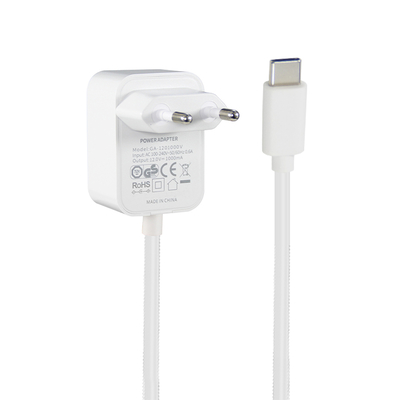 12V 1A EU USB-C 전원 어댑터 1m 케이블