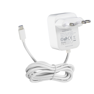 12V 1A EU USB-C 전원 어댑터 1m 케이블