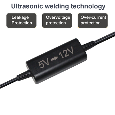SAE to DC 플러그 스텝 업 컨버터 케이블 5V to 12V 전원 부스트 어댑터 코드 태양광 패널 배터리 팩 자동차 오토바이 LED 라우터용
