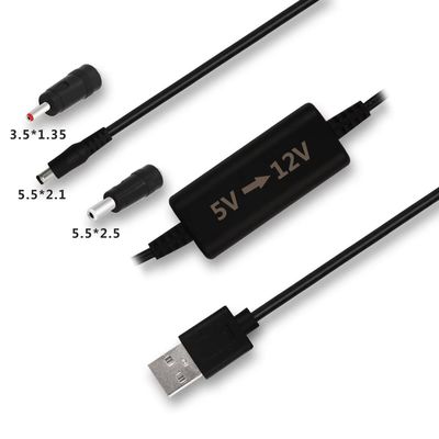 USB to 9V DC 컨버터 케이블, 승압 전원 공급 코드, USB 5V to 9V 전압 부스트 케이블 (라우터, 스피커, 모뎀, 카메라용)